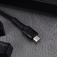 Cable de Carga Rápida USB a USB C de 20 W, Cable de Datos Tipo C con Trenzado de Nailon, Cable de Carga Duradero para Teléfono Móvil y Tableta, OEM ODM
