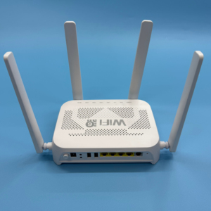 ONU ONT Ai80-X6 H3-1S Pro, Proveedor de Fábrica OEM, GPON EPON XPON OMCI TR069, Router FTTH con 4GE+2.4G y 5G Wifi6 AX1800 - Product Image 1