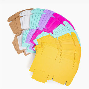 Hot Sale Custom Printed Fancy Pink Wellpappe verpackung Geprägtes Logo Kleidungs <span class=keywords><strong>box</strong></span> für Socken Versand papier Geschenk <span class=keywords><strong>box</strong></span> - Product Image 2