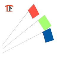 Drapeau de marquage pour l'irrigation des pelouses, durable et de haute qualité, 15x4x5 pouces, avec logo personnalisé