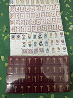 Jeu de Mahjong américain de voyage, tuiles artistiques Red Lagoon en acrylique, taille et couleur personnalisées, durables, portables, écologiques, pour le divertissement