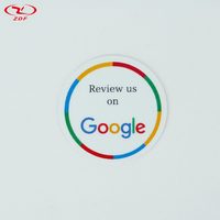 Muestra gratis de tarjeta de visita de PVC personalizada QR Code Tap T5577 Chip para el pago para Facebook TikTok Review Ins RFID NFC Google Hotel Use