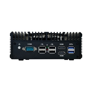 ADELIマイクロRugged Industrial <span class=keywords><strong>Computer</strong></span> Octa Core I3 N305小型ケース<span class=keywords><strong>4</strong></span>ネットワークポートデュアルシリアルRS232インテル新しいAU/EUプラグ - Product Image 4