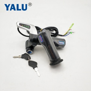 <span class=keywords><strong>Acelerador</strong></span> de Giro <span class=keywords><strong>para</strong></span> <span class=keywords><strong>Bicicleta</strong></span> Eléctrica con Llave y Pantalla LED de Energía de la Batería <span class=keywords><strong>para</strong></span> <span class=keywords><strong>Bicicleta</strong></span> Eléctrica, Scooter, Piezas de Motocicleta, <span class=keywords><strong>Acelerador</strong></span> de Velocidad - Product Image 3