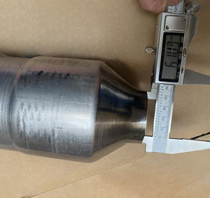 OEM処理ユニバーサル<span class=keywords><strong>2</strong></span>インチインインレットアウトレットハニカムセラミック触媒コンバーターダイレクトフィット - Product Image 2