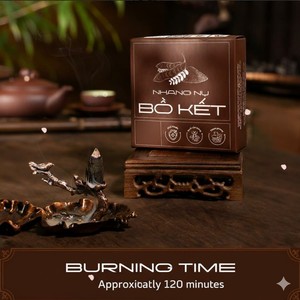 Handmade 100% Natural Organic Eco-Friendly <b>Cone</b> <b>Incense</b> Vietnamese Soapberry Mild Fragrance Non-Irritating Long-lasting - Product Image 6