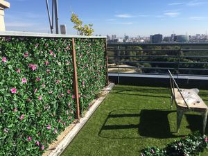 Gỗ Giả Treo Tường Hàng Rào Ngoài Trời Trang Trí Lá Cỏ Siêu Thị Trực Tiếp Từ Nhà Máy Bán Chạy - Product Image 5