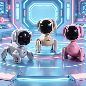 Rebot Cute Robot Fan <b>USB</b> Charging Plastic Desk Fan With <b>Led</b> <b>Lights</b> Three Speeds - Product Image 5