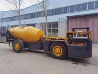 Camion malaxeur à béton souterrain MINLE 4m3, camion agitateur minier avec certificat MA et système de freinage humide pour les mines d'or et de charbon