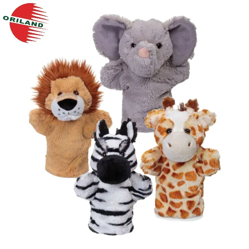 ICTI factory-marionetas de mano de felpa personalizadas para adultos, animales encantadores, baratas