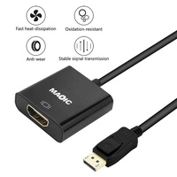 Promosyon 15cm 1080P HDMI Adaptörü DP - HDMI HD Adaptör Erkek - Dişi Altın Kaplama Kablo DP - HDMI Dönüştürücü