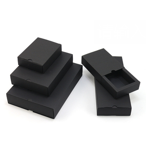 In Stock Party Candy Cardboard Mini Drawer Kraft Paper Folding Box For Weeding