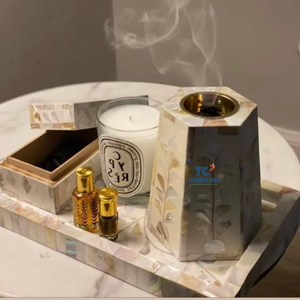 Quemador de incienso árabe con incrustación de perla, conjunto de quemador de incienso Arábigo, 2023, venta al por mayor, 2023 - Product Image 4