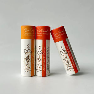 Couleur Imprimé Cylindre Carton Déodorant Conteneur Biodégradable Sunstick Rond Papier Emballage Push up Baume À Lèvres Papier Tube - Product Image 5
