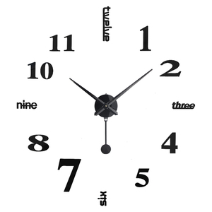 Big Size 3D Numbers DIY <strong>Wall</strong> <strong>Clocks</strong> Minimalist Nordic Luxury Acrylic Sticker Home Decorative Digital Modern <strong>Pendulum</strong> <strong>Clock</strong> - Product Image 6