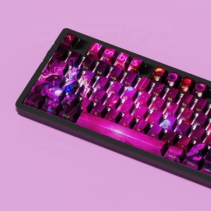 <span class=keywords><strong>Neon</strong></span> Abyss 129键侧印键帽采用PBT热升华工艺，适用于机械键盘 - Product Image 5