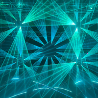 Knight 24W Rgb Ilda, projecteur laser rond pour spectacle de lumière, idéal pour les concerts