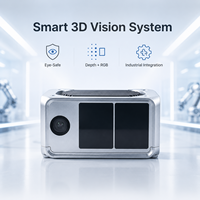 Sensor Visi 3D X-D500 untuk Pemantauan Keamanan Infrastruktur Perlindungan Perimeter Sensor Optik LiDAR Pintar 8m