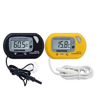 Thermomètre numérique TOPCUS pour aquarium, terrarium, reptiles, contrôleur de température, thermomètre pour réfrigérateur avec ventouse