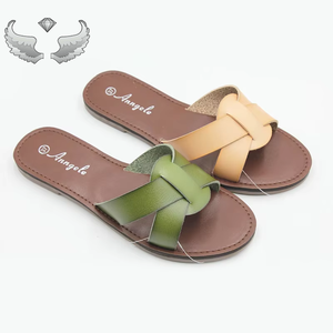 Sandales de <span class=keywords><strong>plage</strong></span> originales pour femmes et dames, chaussures plates tendance, tongs <span class=keywords><strong>pas</strong></span> chères - Product Image 1
