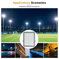 Projecteur LED 500W personnalisable, étanche IP66, anti-poussière, en aluminium moulé sous pression, CRI élevé 80, garantie 3 ans pour l'éclairage sportif