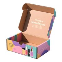 Cajas de Embalaje de Cartón Corrugado Kraft Impresas Personalizadas, Cajas de Envío con Laminado Mate y Logotipo