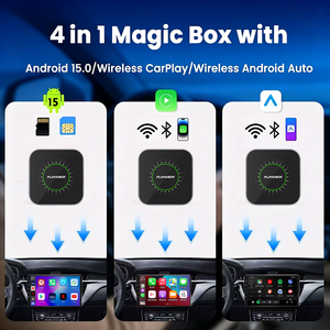 PlayAiBox Qualcomm 6115 กล่องแอนดรอยด์ CarPlayAndroid 15 Tbox 4G +32GB พร้อมแอปมากมาย กล่องวิดีโอ AI อะแดปเตอร์ไร้สาย - Product Image 5