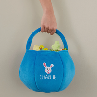 Personnalisation en gros, sacs et paniers à bonbons suspendus en peluche de lapin de Pâques, écologiques, super doux, mignons, cadeaux pour enfants