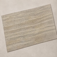 Carrelage souple en pierre de quartz texturée jaune vieillie, style MCM classique moderne, imperméable, ignifuge, pliable, pour intérieur et extérieur