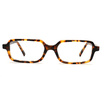 Vente En Gros D'usine, Nouvelle Collection, Lunettes De Soleil Rétro En Acétate, Monture Carrée, Style MIN, Mode Unisexe 8101