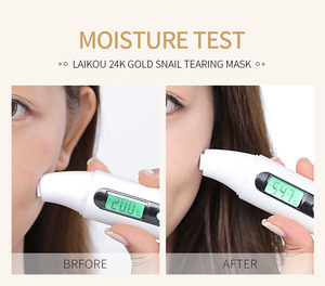 LAIKOU หน้ากากกำจัดสิวหัวดำ,หน้ากากปิดปากหอยทากทองคำ24K ลอกออกได้ล้ำลึก - Product Image 2