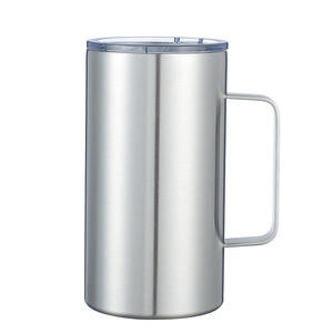 Tasse à café de bureau en acier inoxydable Offre Spéciale 24oz bon marché avec couvercle et poignée - Product Image 1