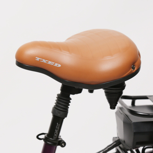 Vélo Cargo électrique de Style hollandais pour femmes 700x40c avec porte-bagages avant et arrière - Product Image 6