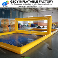 Piscine personnalisée terrain de volley-ball gonflable/terrain de volley-ball gonflable de l'eau/terrain de tennis gonflable pour les jeux de sport