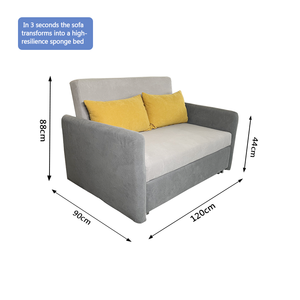 Canapé-lit pliable multifonctionnel minimaliste moderne, incontournable pour les petits salons - Product Image 5