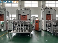Machine automatique de fabrication de contenants alimentaires en aluminium LK-T130, vitesse de travail de 50 mouvements par minute