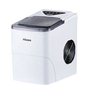 Hicon-máquina de hielo OEM/ODM, fabricante de hielo portátil de mostrador pequeño, 26lbs en 24 horas, CB, CE, EMC, LFGB, RoHS, venta al por mayor