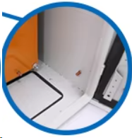 Gabinete de Servidor para Exteriores IP55, Rack de Acero SPCC de 18U para Montaje en Pared, para Redes/Control Industrial - Product Image 3