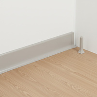 Plinthe en aluminium de luxe OEM fabricant Dafuxin plusieurs couleurs style à encliqueter pour escalier salle de bain en alliage d'aluminium