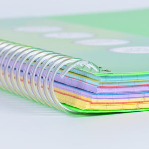 Bán Chạy Nhất Hot Mục A4 Lớn Định Dạng Kích Thước Nhiều Màu Sắc Loạt Tùy Chọn Chuyên Nghiệp Pháp Dòng Bên Trong Trang Xoắn Ốc Máy Tính Xách Tay - Product Image 4