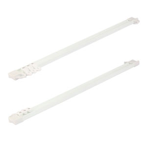 Flexible pliable blanc PVC Durable Installation facile système de rail de <span class=keywords><strong>rideau</strong></span> droit incurvé Rail Kit fenêtre mariage Bar Mitzvah - Product Image 5
