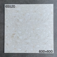 Carreaux de terrazzo gris 60x60cm, aspect pierre de granit, panneau mural flexible en porcelaine, décoration intérieure pour salle de bain et maison