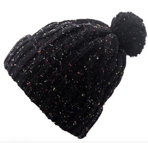 Berretto a costine lavorato a maglia in filo di colore Unisex Unisex con fodera in pile polare - Product Image 1