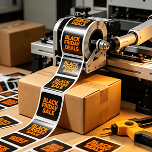 Etiquetas Adhesivas Personalizadas Resistentes a los Rayos UV, Impermeables, para Embalaje de Productos, Oferta del Black Friday - Product Image 1