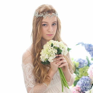 Best Sales Handmade Pearl Wedding Bridal Headdress Leaf Style <strong>Vine</strong> <strong>Hair</strong> Accessories Bridal <strong>Headpiece</strong> - Product Image 5