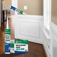 Sellador Acrílico Pintable de Bajo Contenido de COV para Marcos de Puertas y Ventanas Interiores, de un Solo Componente, Precio Mayorista