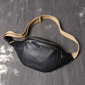 Nouveau Sac de Poitrine en Cuir Véritable pour Homme, Sac Banane Multifonctionnel pour Femme, Sac à Bandoulière Décontracté en Cuir Souple – Collection Transfrontalière - Product Image 3