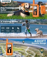 2025 Bestseller Wiederaufladbares Wasserdichtes IPX7 Hundetrainingshalsband mit Anti-Bell-Vibrationsfunktion aus Kunststoff
