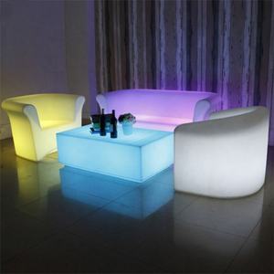 Muebles de Bar con Luces LED para Fiestas y Eventos al Aire Libre, Mesas de Bar, Taburetes de Jardín, Conjuntos de Sillas con Luces LED, Mesas de Bar para Cócteles - Product Image 4