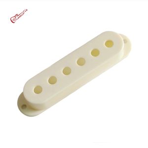 Donlis 48/50/52mm Vintage White Single Coil Guitar Pickup Covers Utilizado para ST Pickup Building Kits - Product Image 1